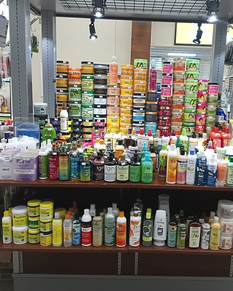 Hair creams, edge controls and styling products at Adele's Beauty Supply