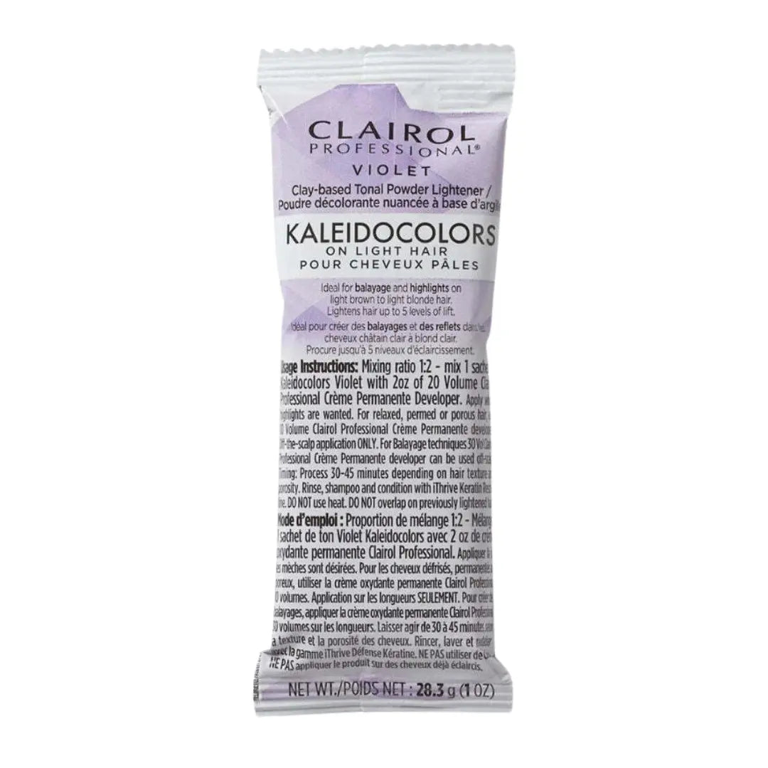 Clairol Professional Kaleidocolors Violet powder lightener 1 oz packette