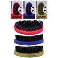 Magic Wave curved palm brush, hard bristles, assorted colors