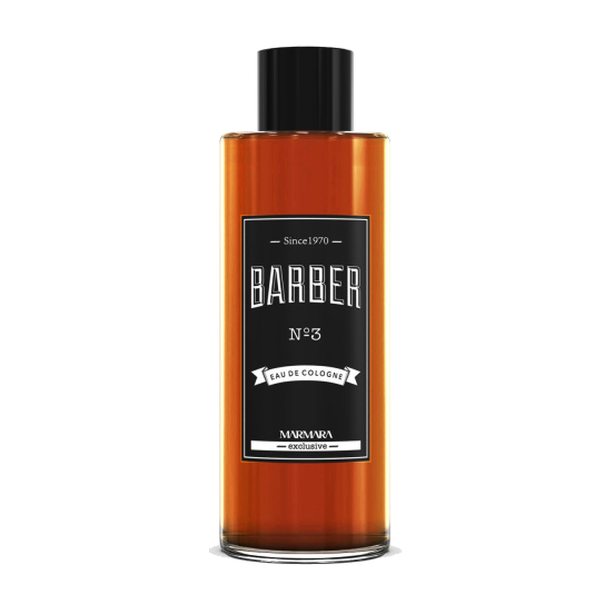 Marmara Barber Cologne No. 3 Brown 500 mL, bottle, front view