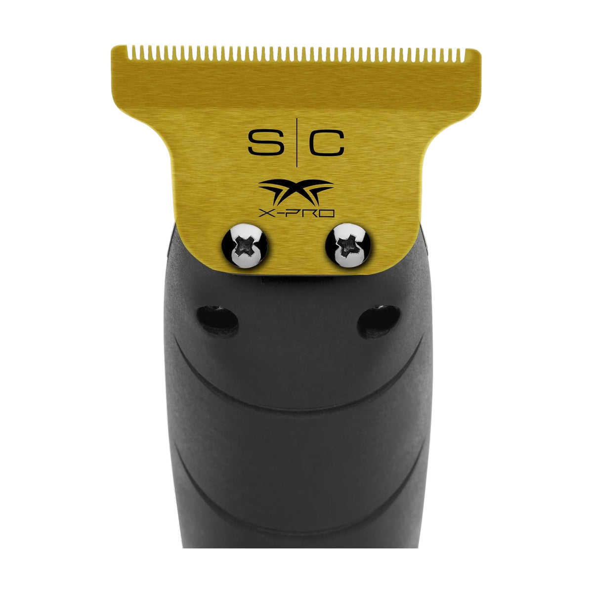 StyleCraft Flex Trimmer, gold blade close-up