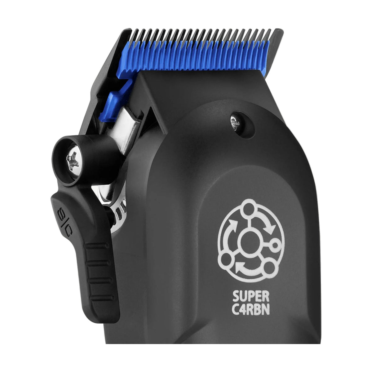 StyleCraft Rebel 2.0 Professional Clipper, angled close-up of blade and housing