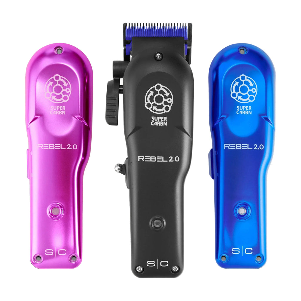 StyleCraft Rebel 2.0 Professional Clipper, with interchangeable pink and blue covers