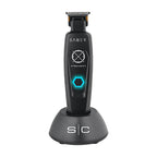 StyleCraft Saber Precision Metal Trimmer, front view on charging base