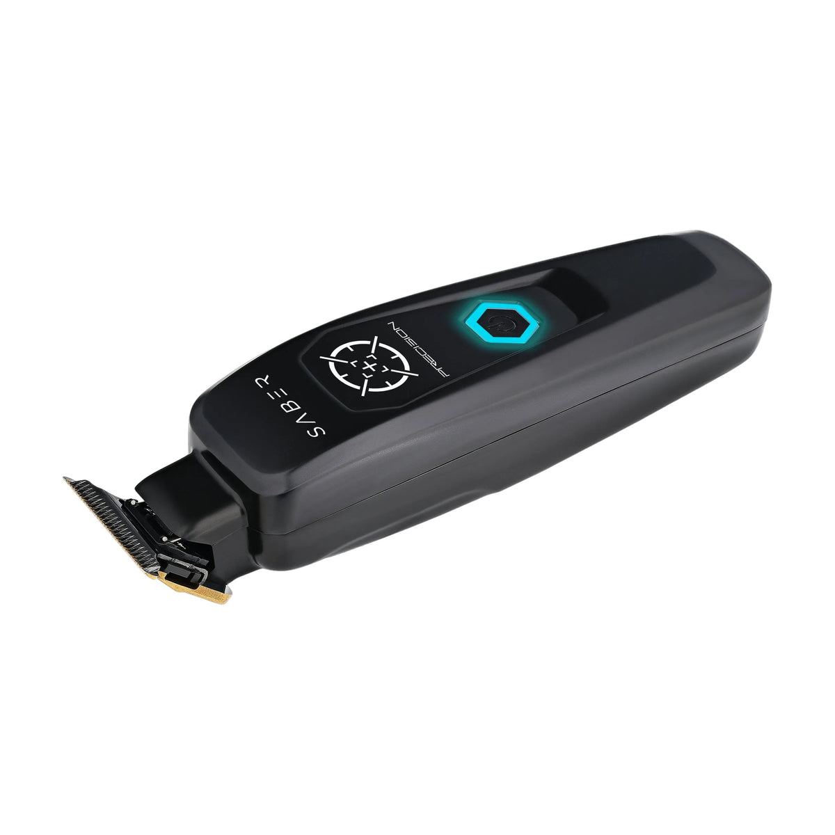 StyleCraft Saber Precision Metal Trimmer, side view, lying flat