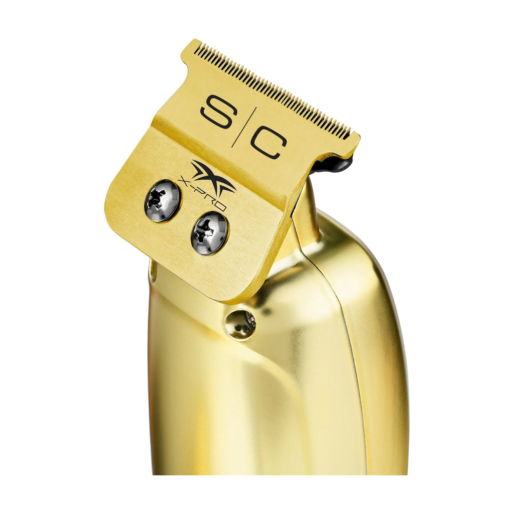 StyleCraft Saber Trimmer Gold, gold blade close-up