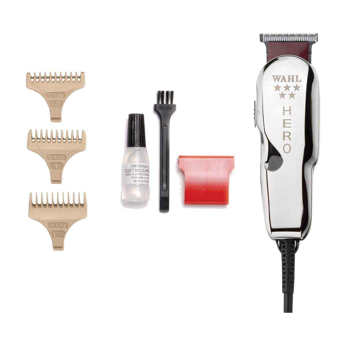 Wahl 5 Star Hero trimmer with guides and accessories